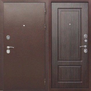 Дверь входная ТРОЯ 10 см Медь Венге
