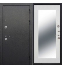 Дверь входная ТОЛСТЯК 10 см., Серебро эмаль белая
