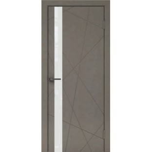 Дверь ПЕРФЕКТ 1-1 белое стекло