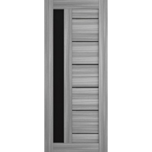 Дверь ТЕХНО 11, черное стекло